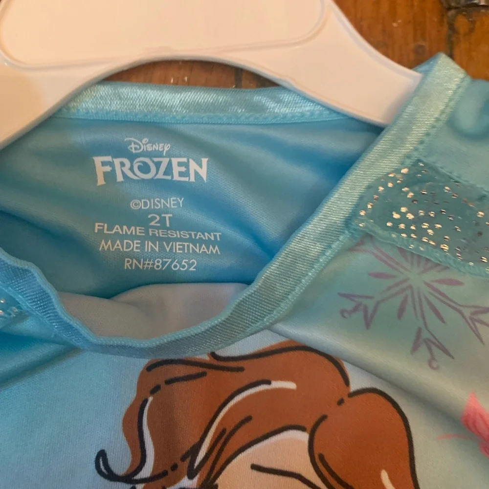 New Disney Frozen Anna and Elsa Characters Toddler Girl Pajamas